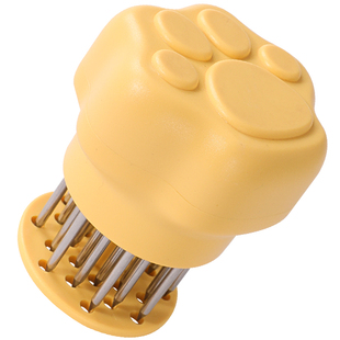 新厨仕不锈钢松肉针扣肉插肉针断筋嫩牛排锤扎肉针叉肉厨房敲肉锤