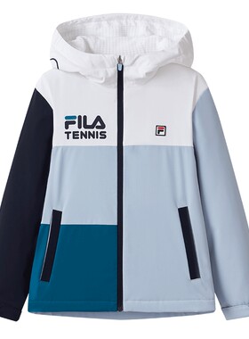 FILA斐乐男童梭织连帽外套