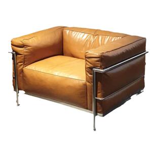 Cassina卡西纳办公沙发接待沙发待客区沙发不锈钢沙发真皮沙发LC3