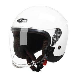 野马3c认证电动车头盔男女通用摩托车安全盔冬季保暖四季通用半盔