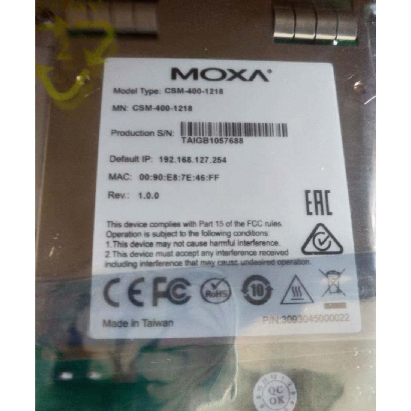 议价摩莎CSM-400-1218插片式以太网转光纤网管型转换器  全新现货