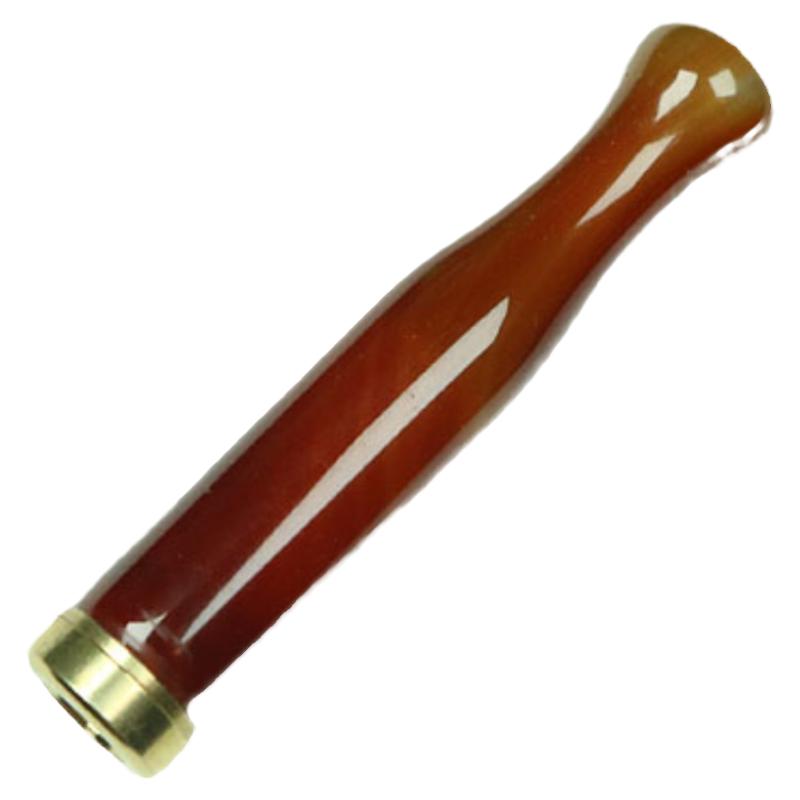 玉石烟嘴粗中细三用一体带滤芯
