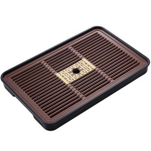 捷安玺茶盘家用2025新款小型沥储水式茶台茶具茶海轻奢干泡台托盘