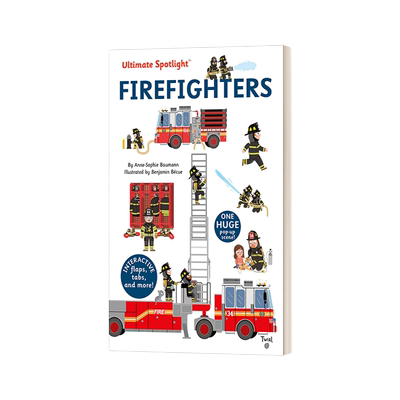 英文原版 Ultimate Spotlight Firefighters 极致系列 消防员 精装立体翻翻书 英文版 进口英语原版书籍