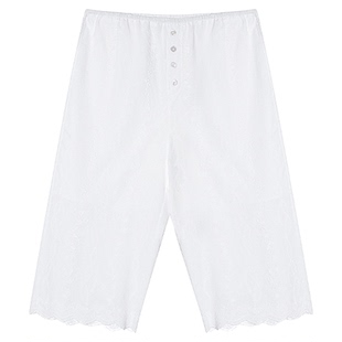 【现货】设计师品牌 UHOOWU 26SS刺绣松紧腰中裤JULY