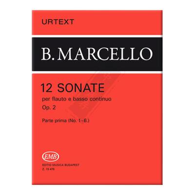 马尔切洛12首奏鸣曲长笛和钢琴