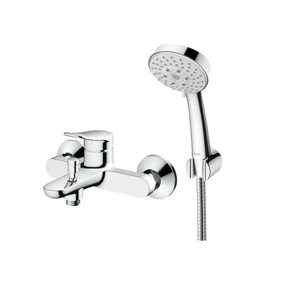 TOTO壁挂铜制淋浴花洒套装可升降