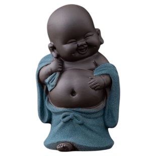 JOJO'S L. PD.cabinet.紫砂招财弥勒佛茶宠精品功夫茶摆件 | 柜瓷