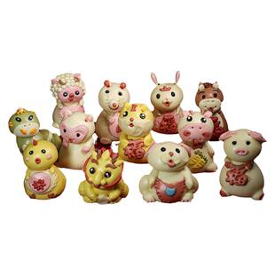 花馍十二生肖属相馒头点灯上供贡品正月十五元宵节面灯胶东花饽饽