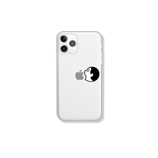 Noritake恶搞吃苹果17Pro手机壳iPhone16Promax软透明Xs适用15潮男14简约个性创意日系小人ipone13PM硅胶壳款
