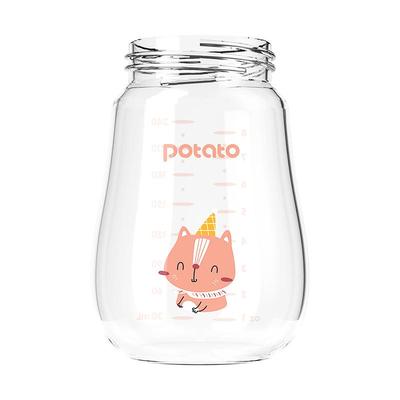 小土豆小熊宽口径玻璃奶瓶系列硼