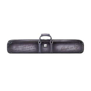 LIZARD莱瑟塔复古擦色牛皮台球杆包7孔多功能可拆卸内胆台球杆包