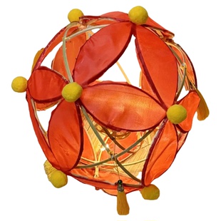 滚灯舞蹈道具贺新春成人手持竹编传统绣球灯笼古典舞跳舞演出专用