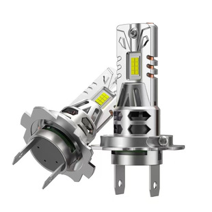 12V直插式LED汽车大灯H7近光H4远近一体H1车灯超亮聚光灯泡9005