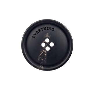 维达 静水深流印 天然牛角纽扣黑色高档西装大衣扣圆形高端钮扣