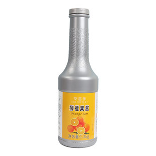 霸气橙子柳橙果酱浓缩果汁新奇士满杯橙汁果肉果浆浓浆奶茶店专用
