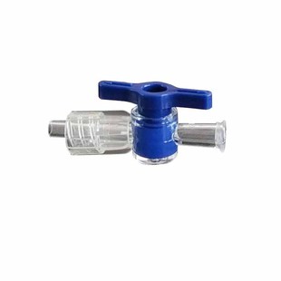 鲁尔塑料二通阀带开关小型三通阀点胶机针头针筒加长器鲁尔接头