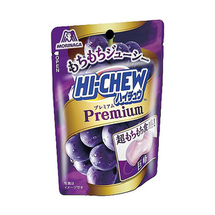 日本进口零食HICHEW森永嗨秋香口草莓葡萄味混合水果汁夹心酸软糖