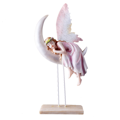 月亮花仙子天使客厅卧室装饰品