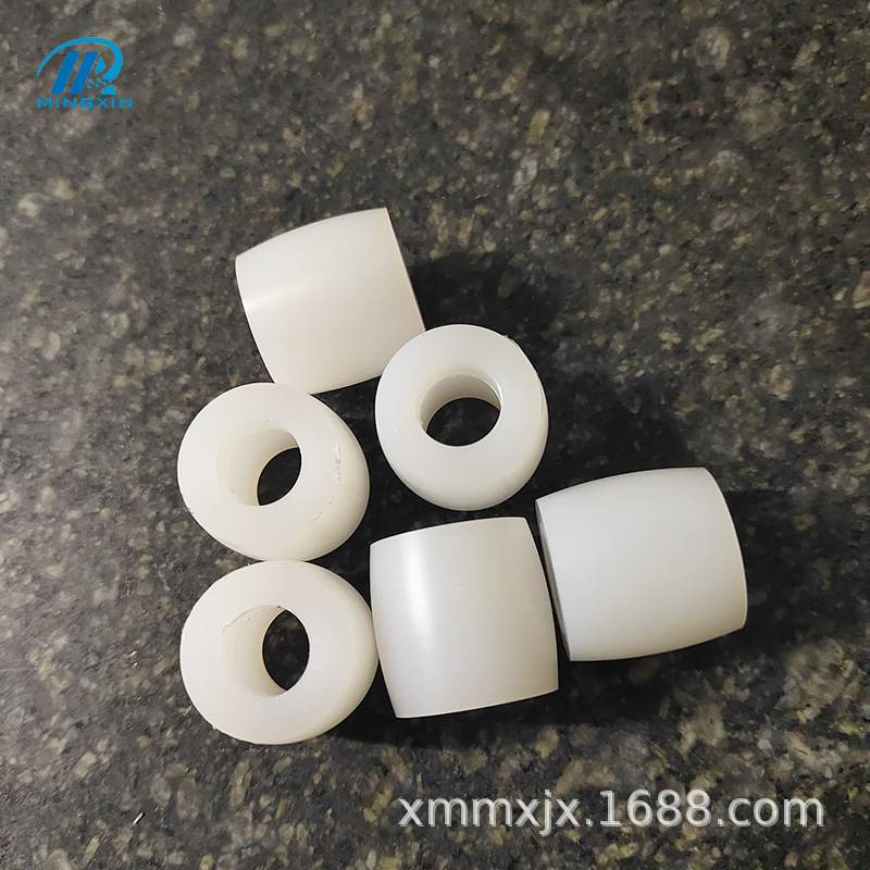 圆形间尼龙隔离柱塑料直通柱空心柱耐高温尼龙制品