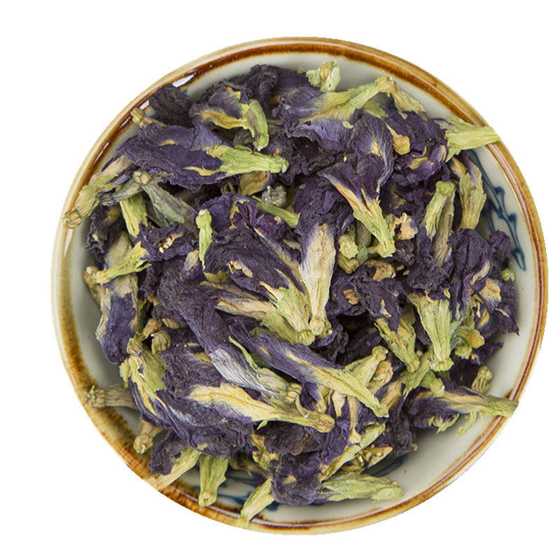 蓝蝴蝶干花500g蝶豆花天然调代用/花草茶