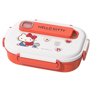 三丽鸥helloKitty便当不锈钢分格饭盒保温学生专用可爱上班族kt猫