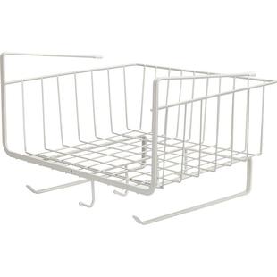 摩登主妇厨房置物架分层挂篮下挂收纳神器悬挂橱柜吊柜下用纸挂架