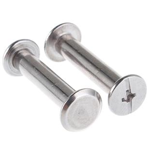 304不锈钢子母铆钉对锁账本螺丝钉菜谱相册对接螺钉卯钉M3M4M5M6