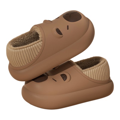 卡皮巴拉棉拖鞋女2025新款冬季
