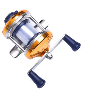 特价迷你小鼓轮路亚打黑雷强轮远投全金属渔轮微物水滴轮鱼轮处理