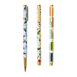 美国Rifle Paper CO.彩色插画宝珠笔黑色签字笔绣球花文艺0.5mm