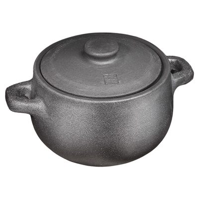 四川雅安荥经黑砂锅炖锅家用燃气煲汤锅煤气灶专用老式土砂锅汤锅