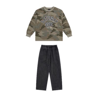 儿童嘻哈hiphop爵士街舞演出服