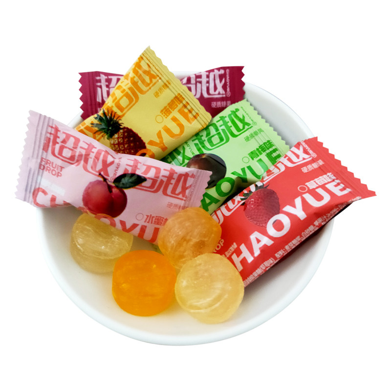 超越水果硬糖糖果零食年货喜糖