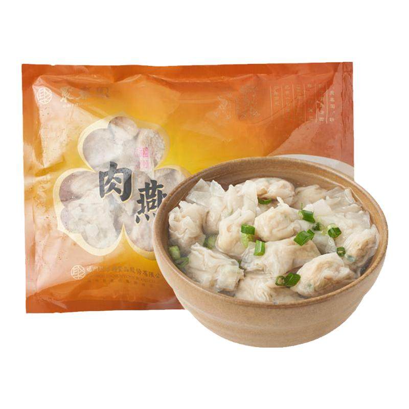 聚春园福州肉燕特产小吃新鲜扁食太平燕皮手工包馅小混沌水饺福建