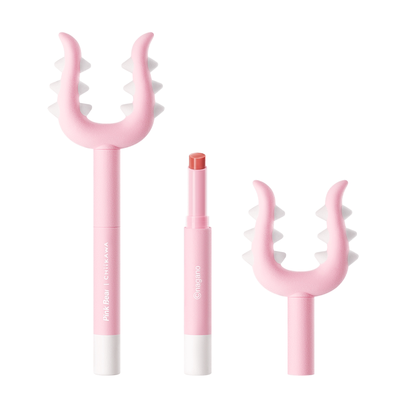 PinkBear皮可熊CHIIKAWA授权款口红淡化唇纹滋润持妆唇蜜唇釉