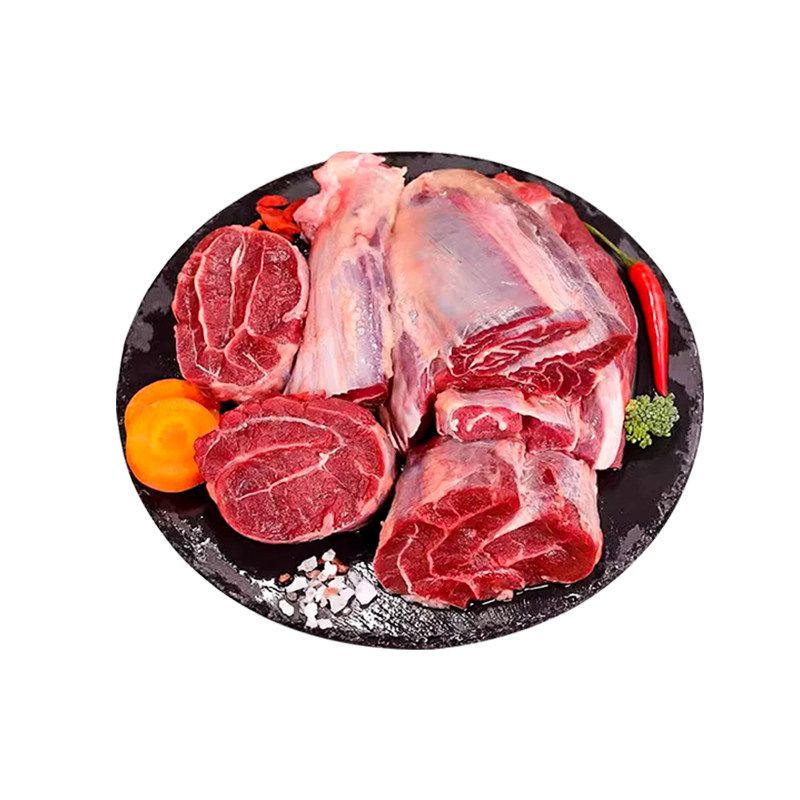 彩云牧歌新疆原切牛腱子2斤褐牛有机牛腱子肉生鲜牛肉官方旗舰店