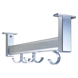 衣柜竖装挂衣服杆L型浅柜纵向吊衣通橱柜内悬挂竖向挂衣杆U形顶装