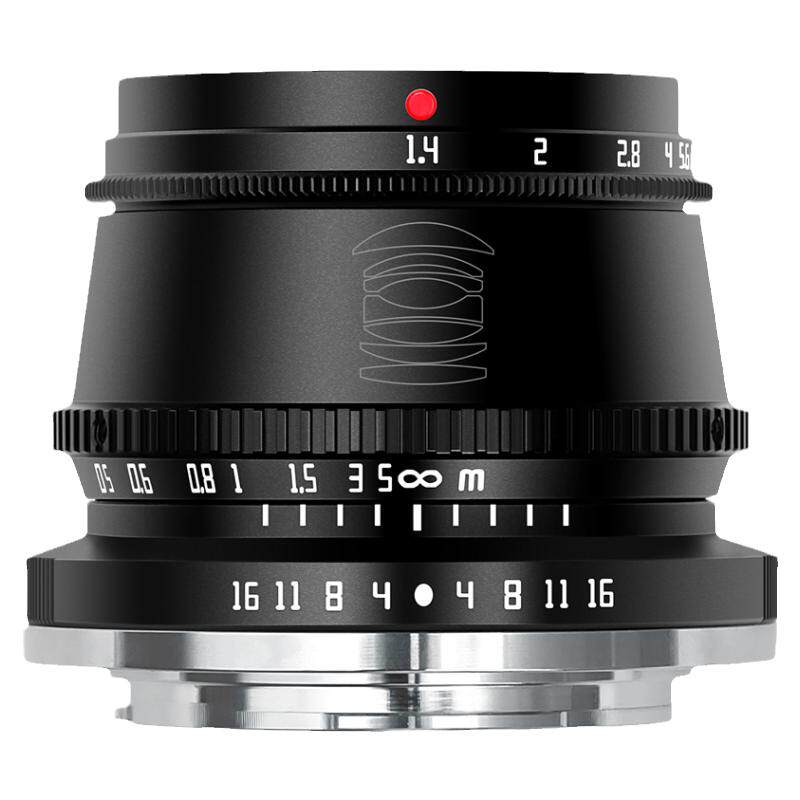 铭匠35mm f1.4镜头适用富士Xe4尼康Z30佳能R50索尼ZVE10松下微单