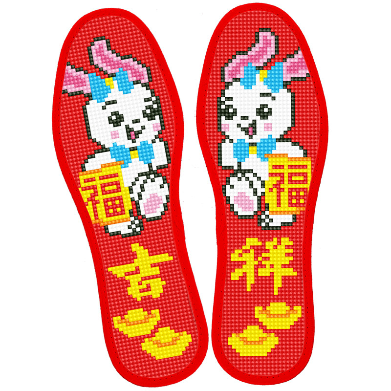 【兰朵】十字绣鞋垫带针线