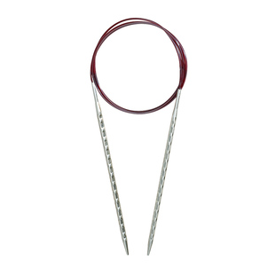 潮钩环型针方形金属毛衣针毛线针棒针循环针织毯子围巾衣服毛衣针