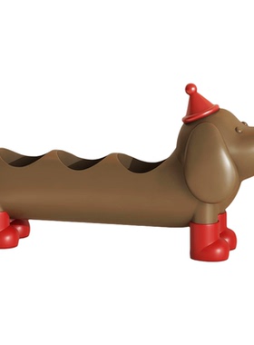 腊肠狗牙刷架家用牙膏牙刷置物架可爱卫生间浴室防水收纳装饰摆件