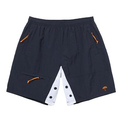 [法国]Helas海军蓝宽松休闲短裤