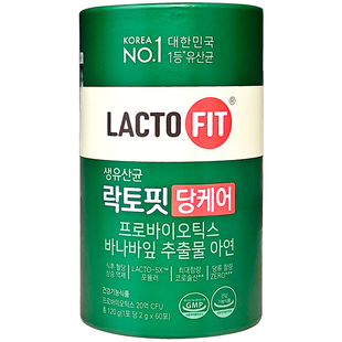 韩国钟根堂乐多飞血糖护理益生菌香蕉叶提取物乳酸菌调肠胃2g60条