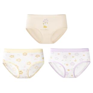 小魔树儿童内裤女童A类抗菌三角裤莫代尔棉透气学生女孩内裤