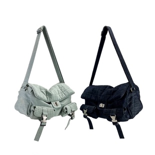 【青蛙包】SpicyCapSoul原创小香牛仔中古吐司怀旧时髦单肩斜挎包