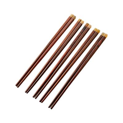 onlycook高档红酸枝木牛角拼接筷