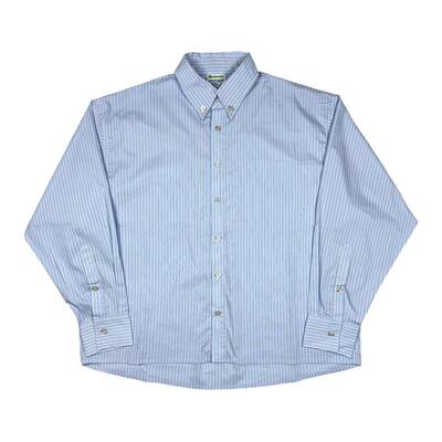 C.t秋季条纹长袖休闲衬衣长袖