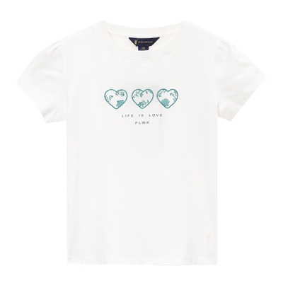 全棉童装短袖女童圆领新品休闲