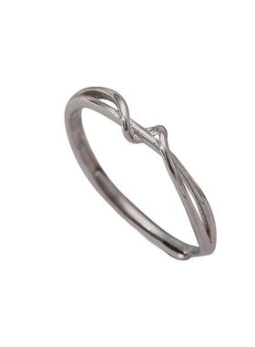 925纯银简约线条戒指小众设计感